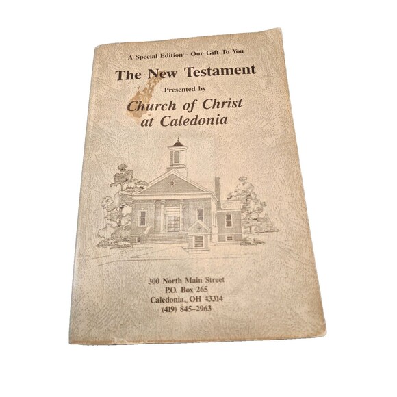 The New Testament | Marked Edition Church of Christ, Caledonia, Ohio 1978 - Picture 1 of 11